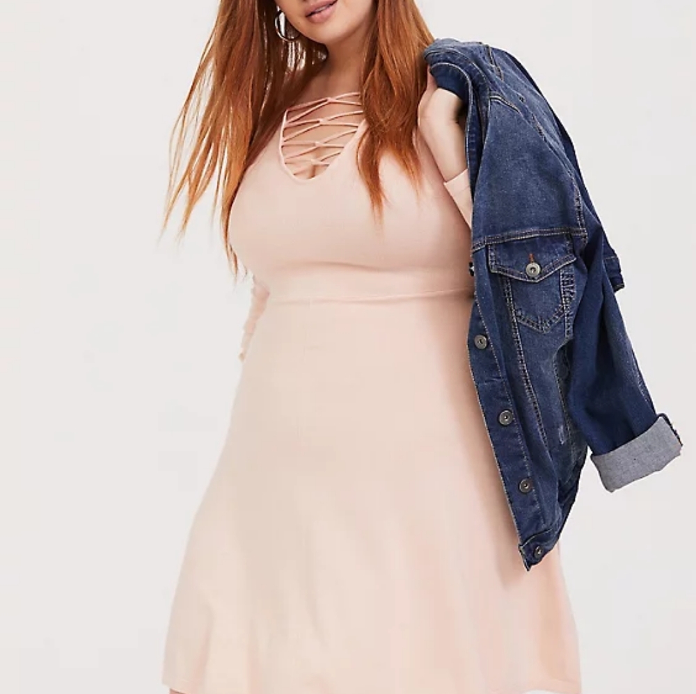 Pink Blush sweater dress 10